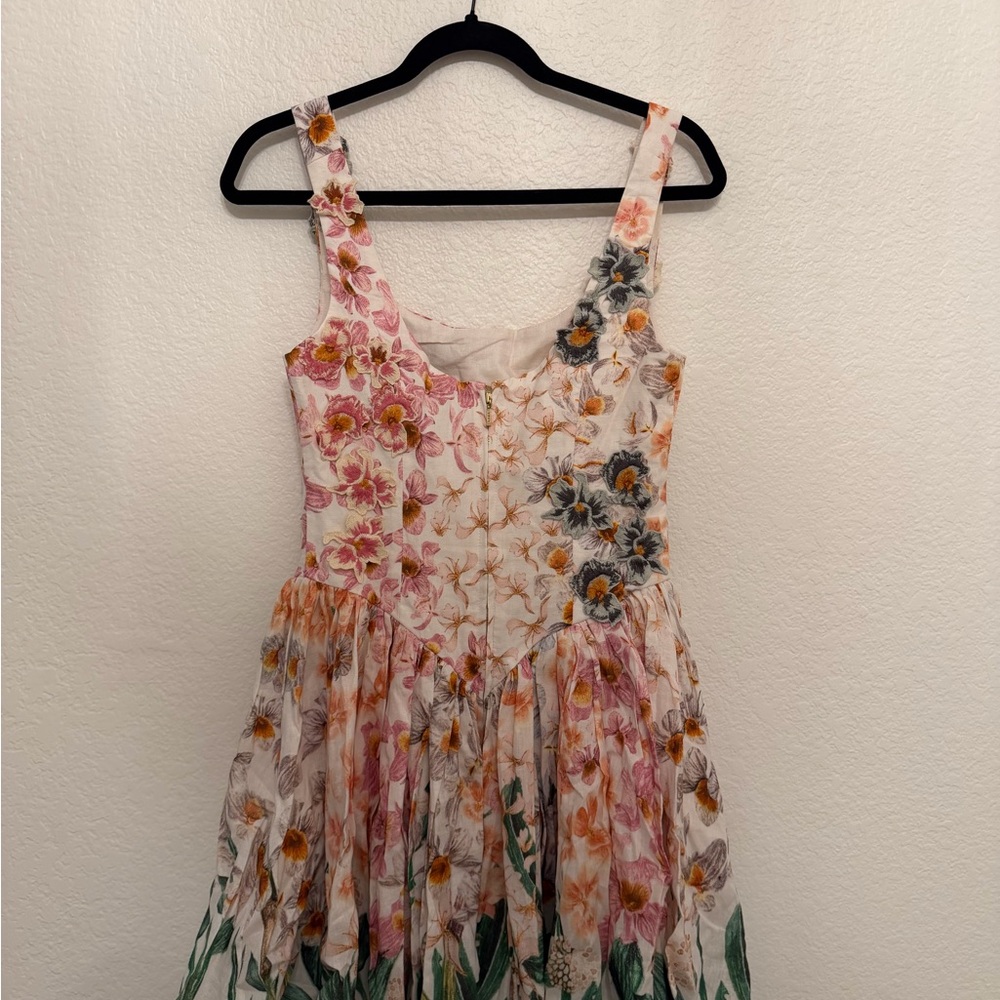 Agua by Agua Bendita Pluma Mini Dress in Jardinera size S - Picture 7 of 12